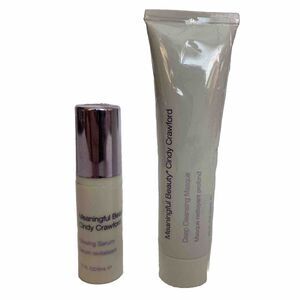 Meaningful Beauty Cindy Crawford Deep Cleansing Masque & Glowing Serum Sealed